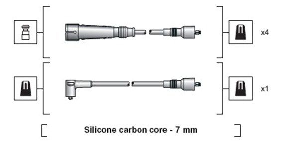 MAGNETI MARELLI Комплект проводов зажигания 941318111111